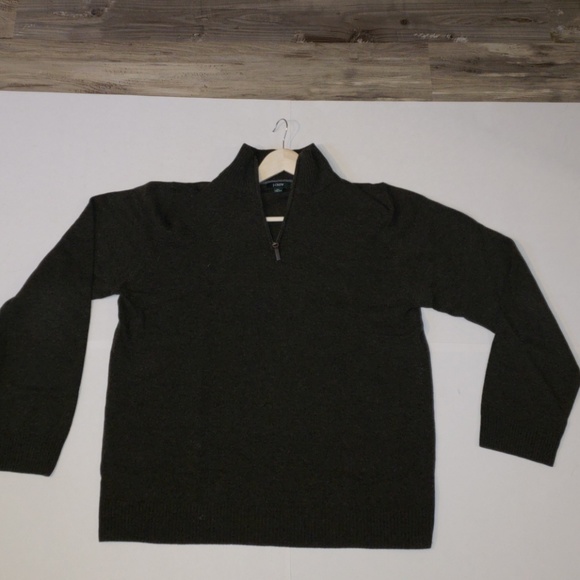 J. Crew Other - J. Crew Mens 1/4 Zip Lambswool Sweater Size XLT